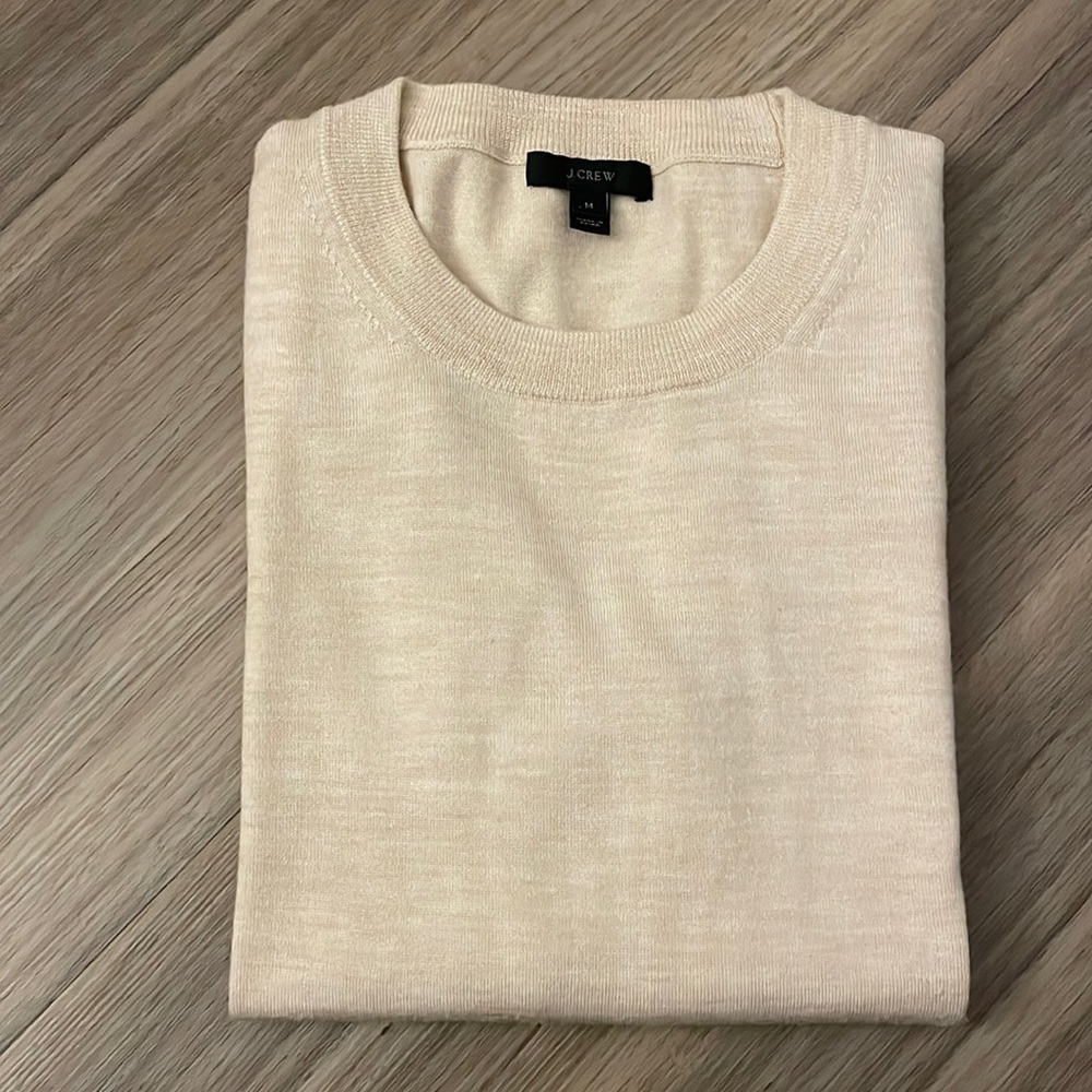 Jcrew tippi sweater medium beige ivory